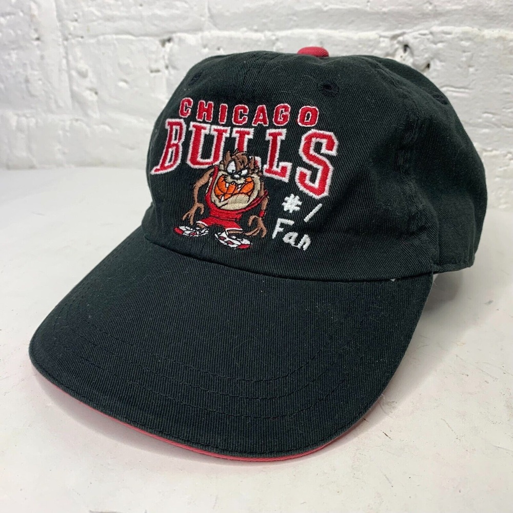 NWT Chicago Bulls Junk Food Taz Hat Black Red Youth Size Large / XL‎ Gap Kids